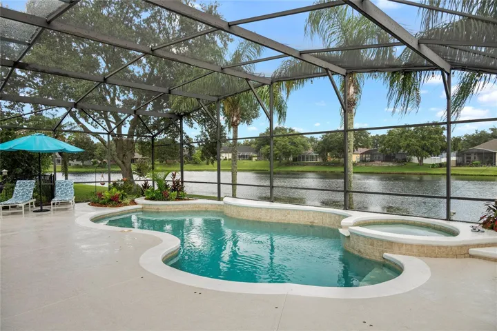 pool with terrific water views and spa - both heated