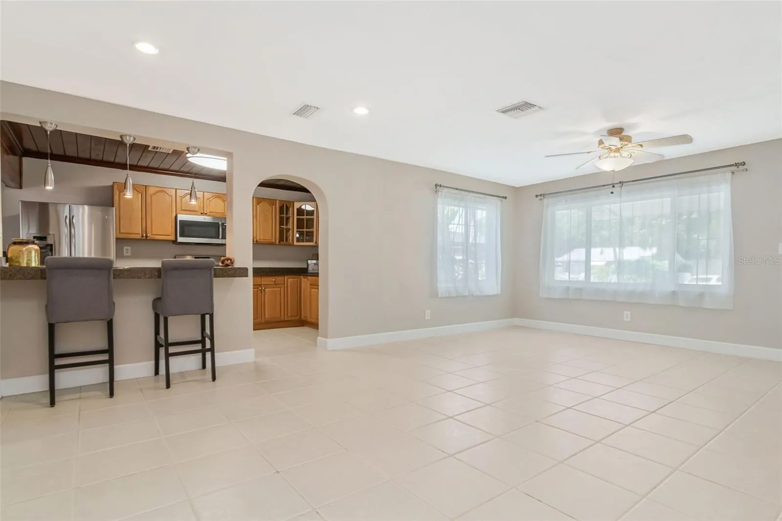 Open to Kitchen