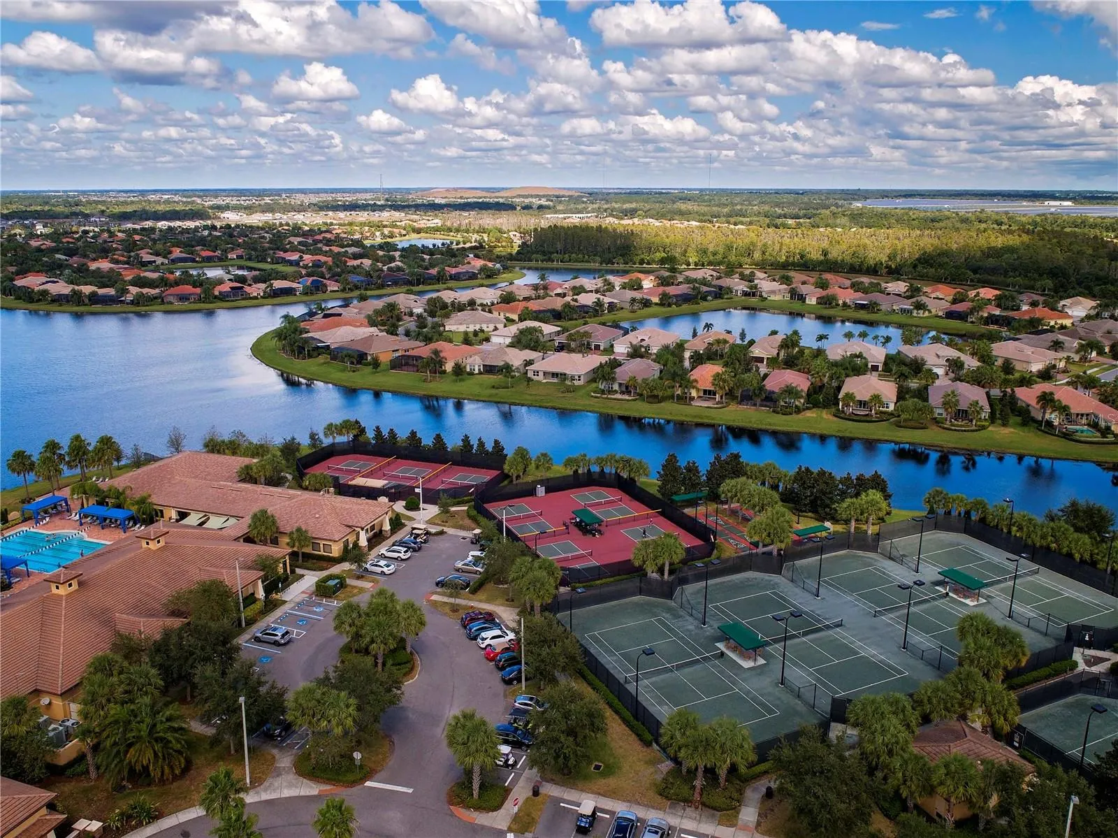 Clubhouse, Tennis & Pickleball Courts