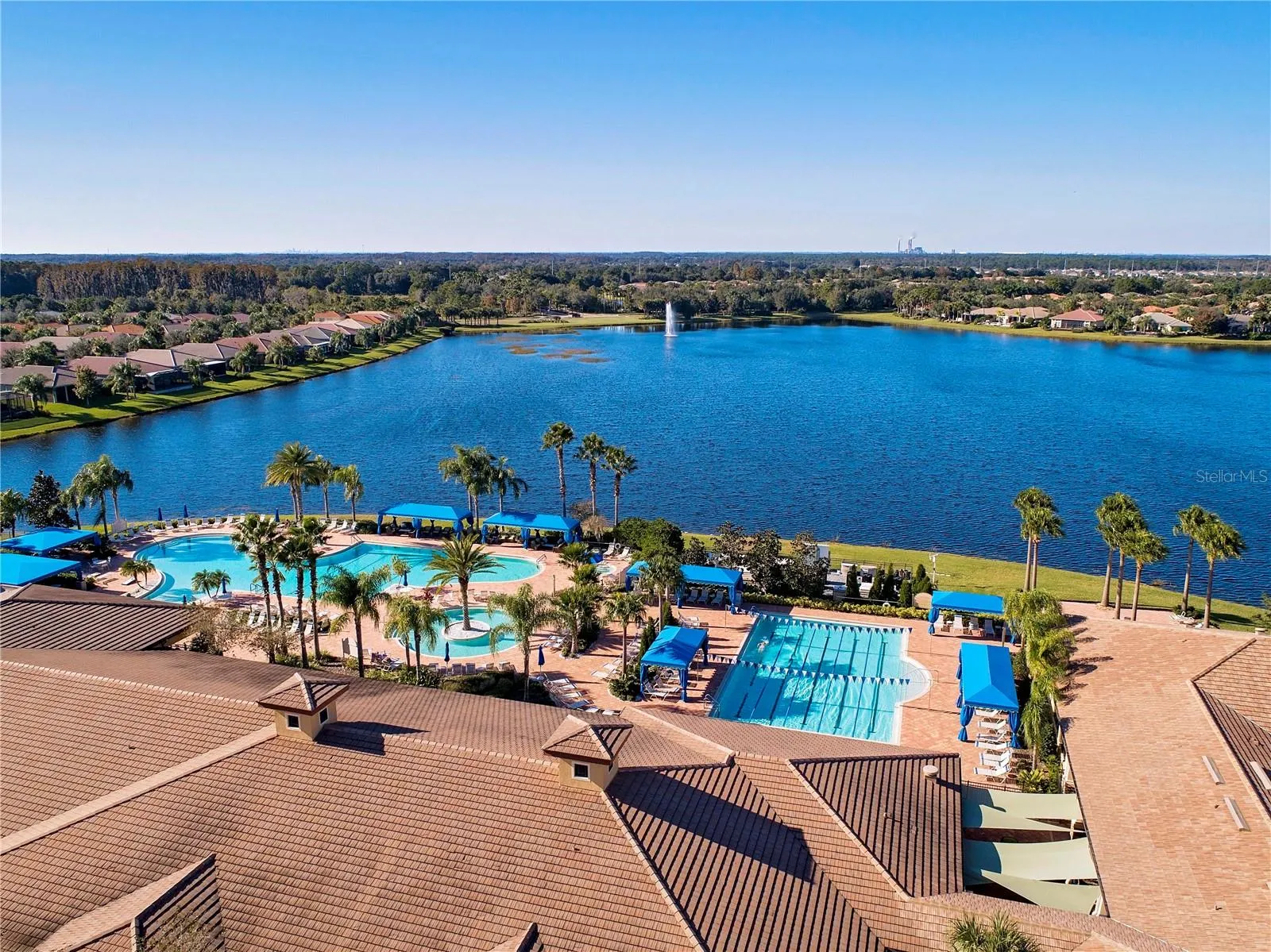 Community Pools & Lake view