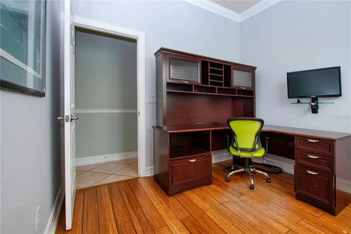 Bedroom 3, currently a home office