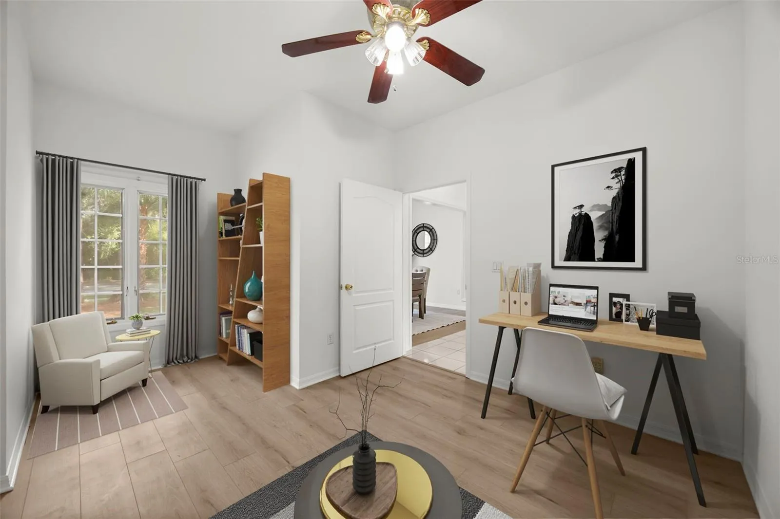 Staged dedicated office