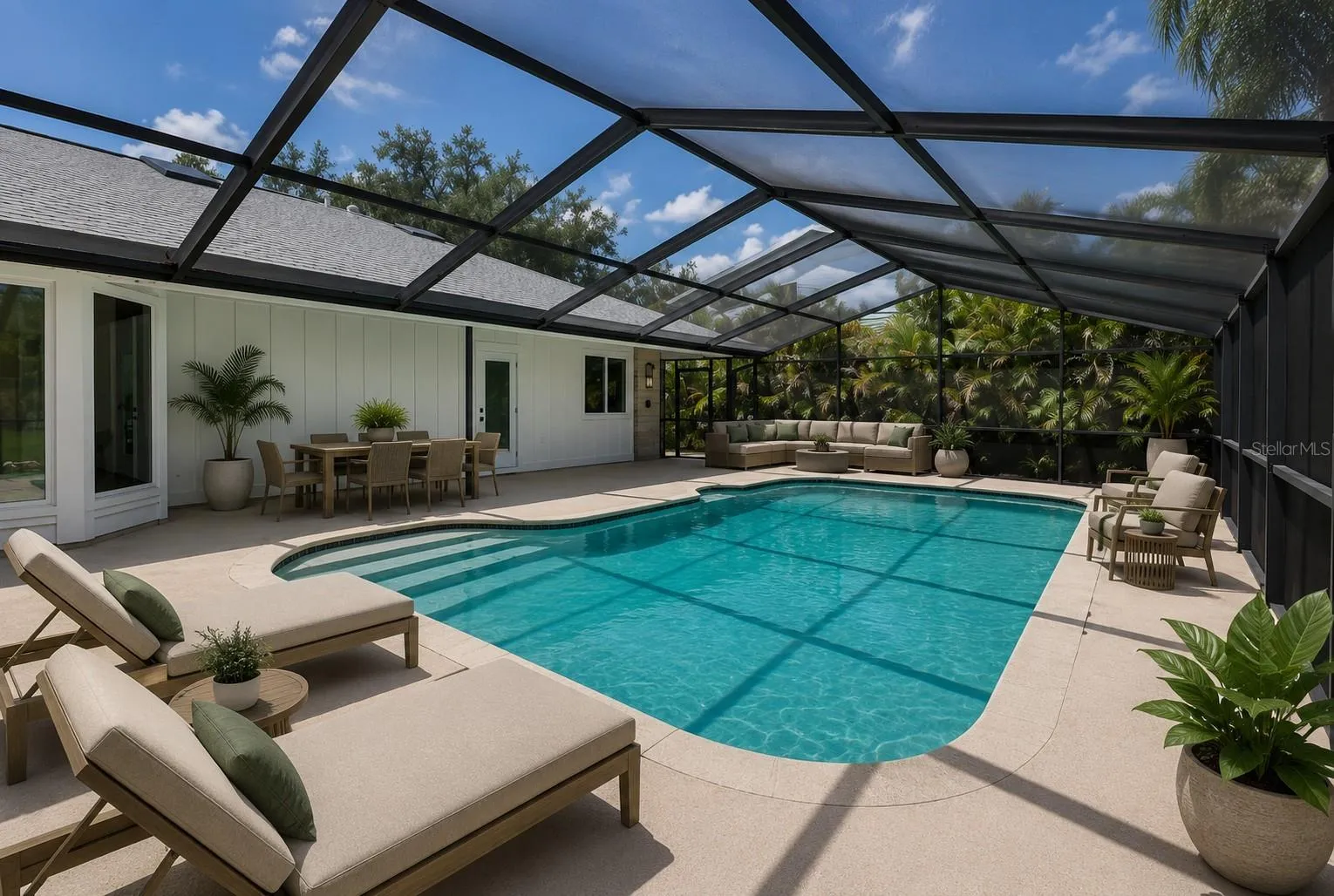 Backyard Pool Oasis