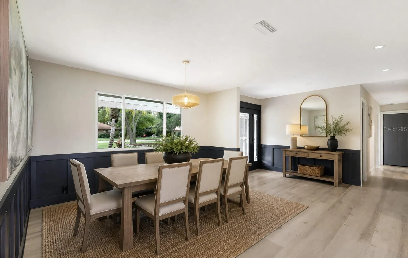 Front Door and Dedicated Dining Area