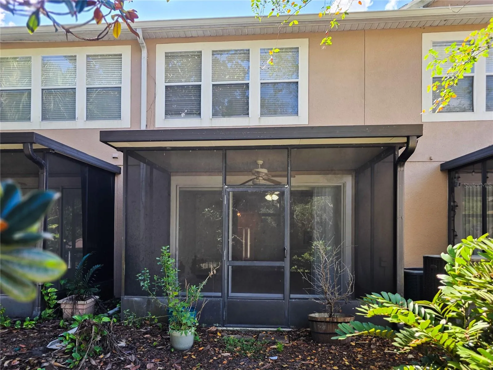 Back View of Screened Patio