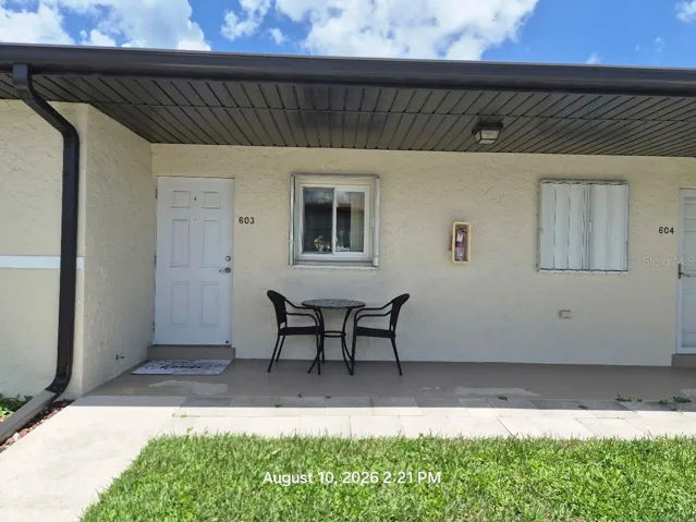 Front of unit