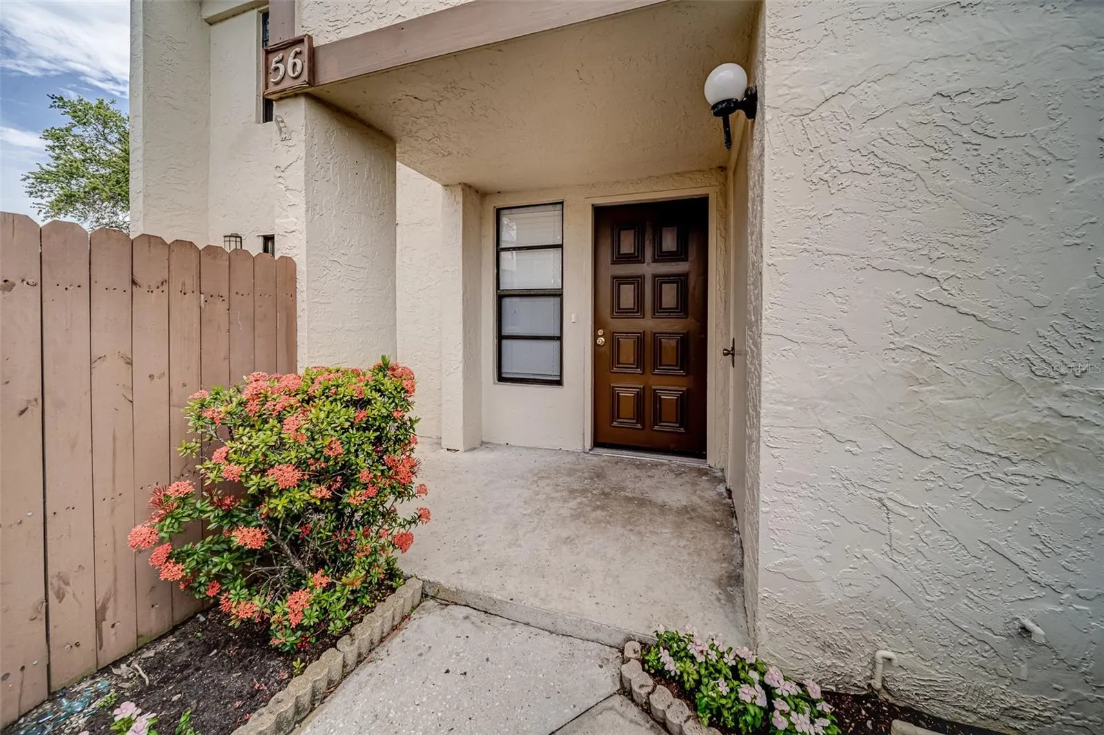 Front Entrance to townhome