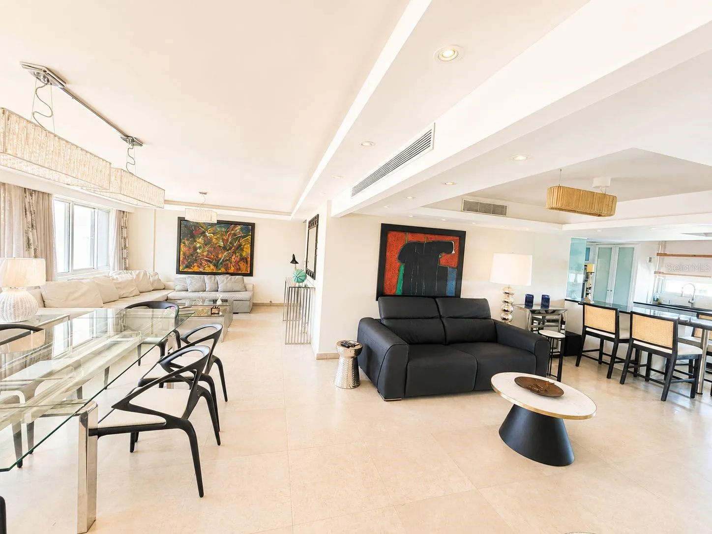 Dining Room and Family Room