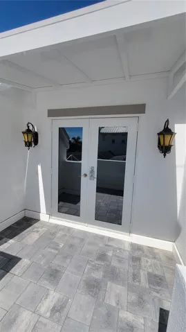 Doors to the in-law suite above the garage