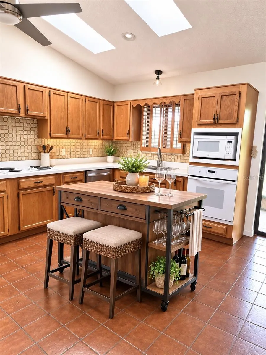 Virtual Staged Kitchen