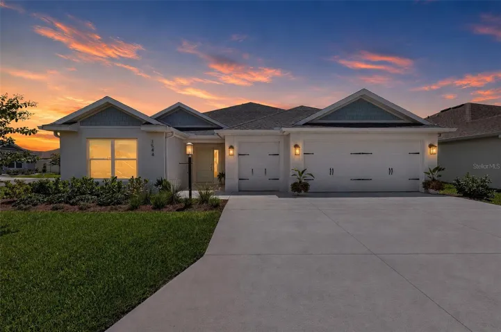 Twilight Front Elevation