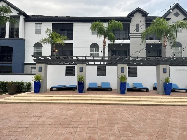 Building overlooking Pool area
