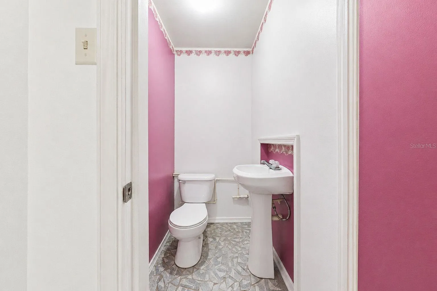 half bath in the bar area
