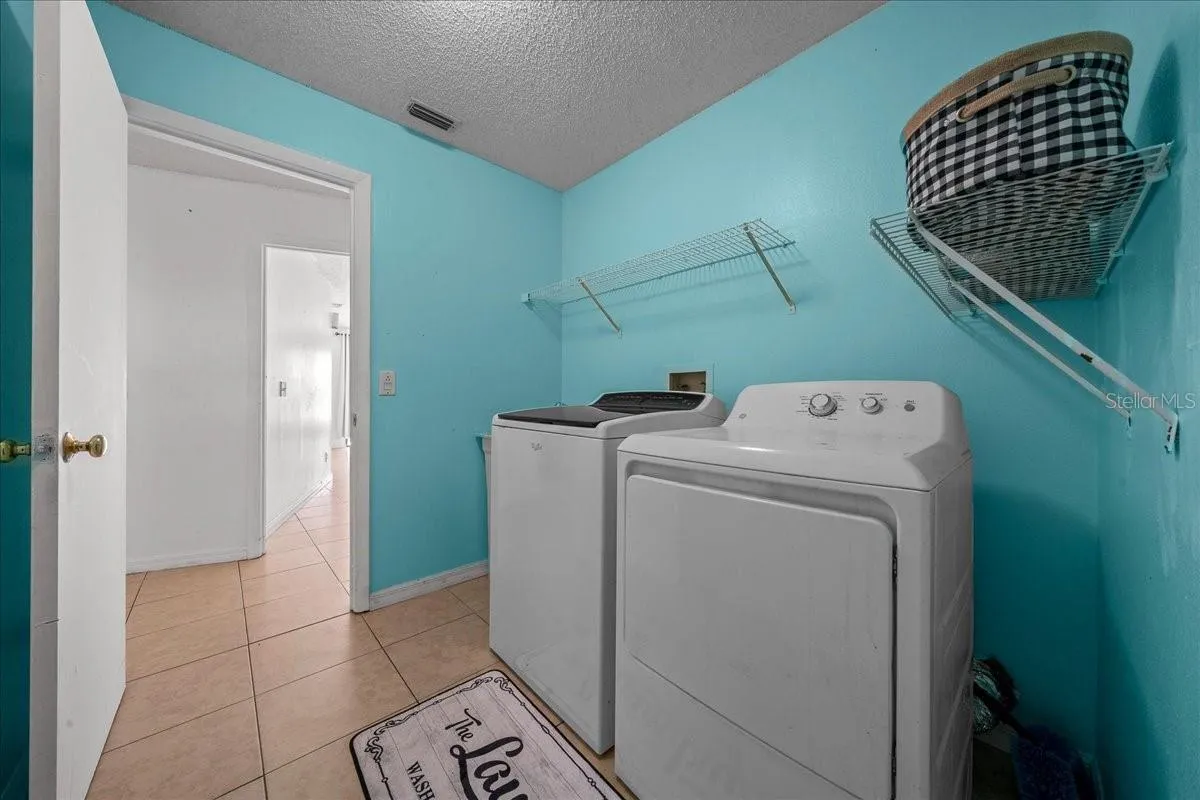 Laundry Room off Garage