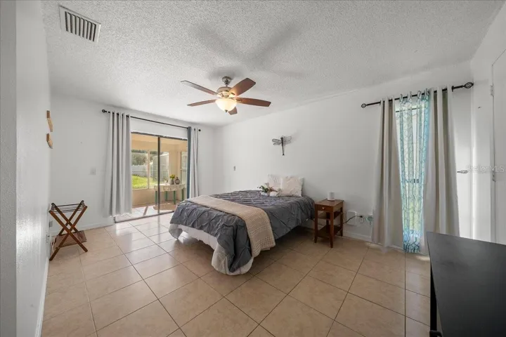 Glass Sliders to Lanai in Primary