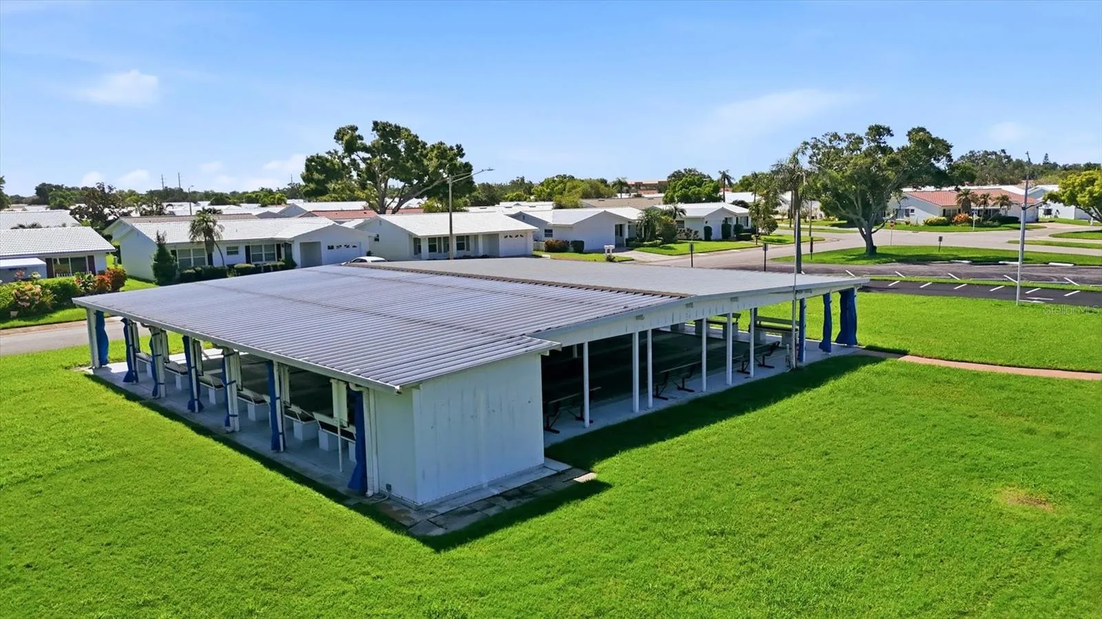 Covered picnic area