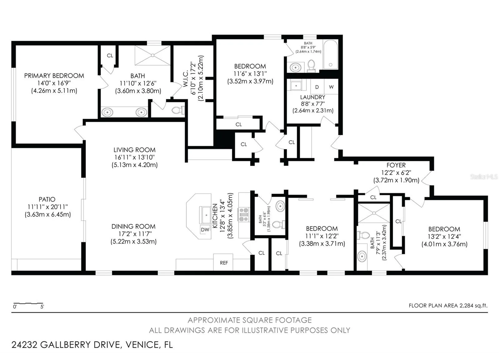 Floor Plan of Gallberry Drive.