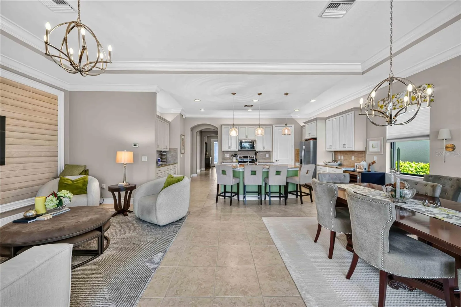 Large living open concept