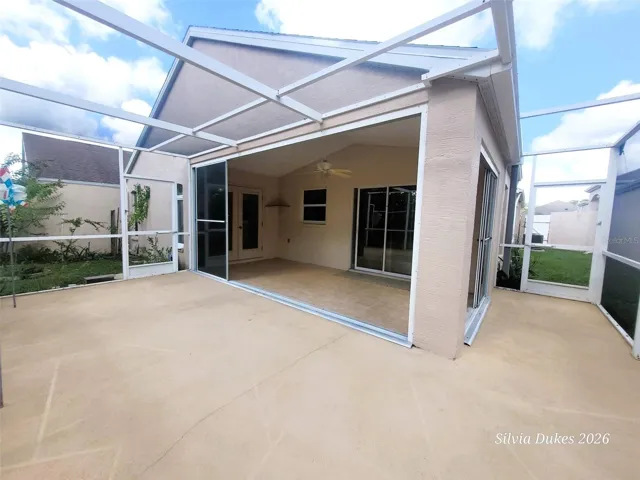 Covered Lanai and Screen-Enclosed Area