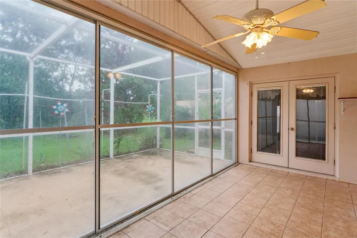 Lanai - French Doors to Primary Bedroom