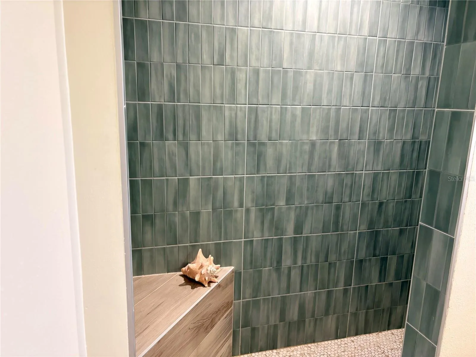Primary bath remodeled shower