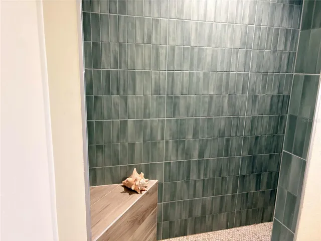 Primary bath remodeled shower