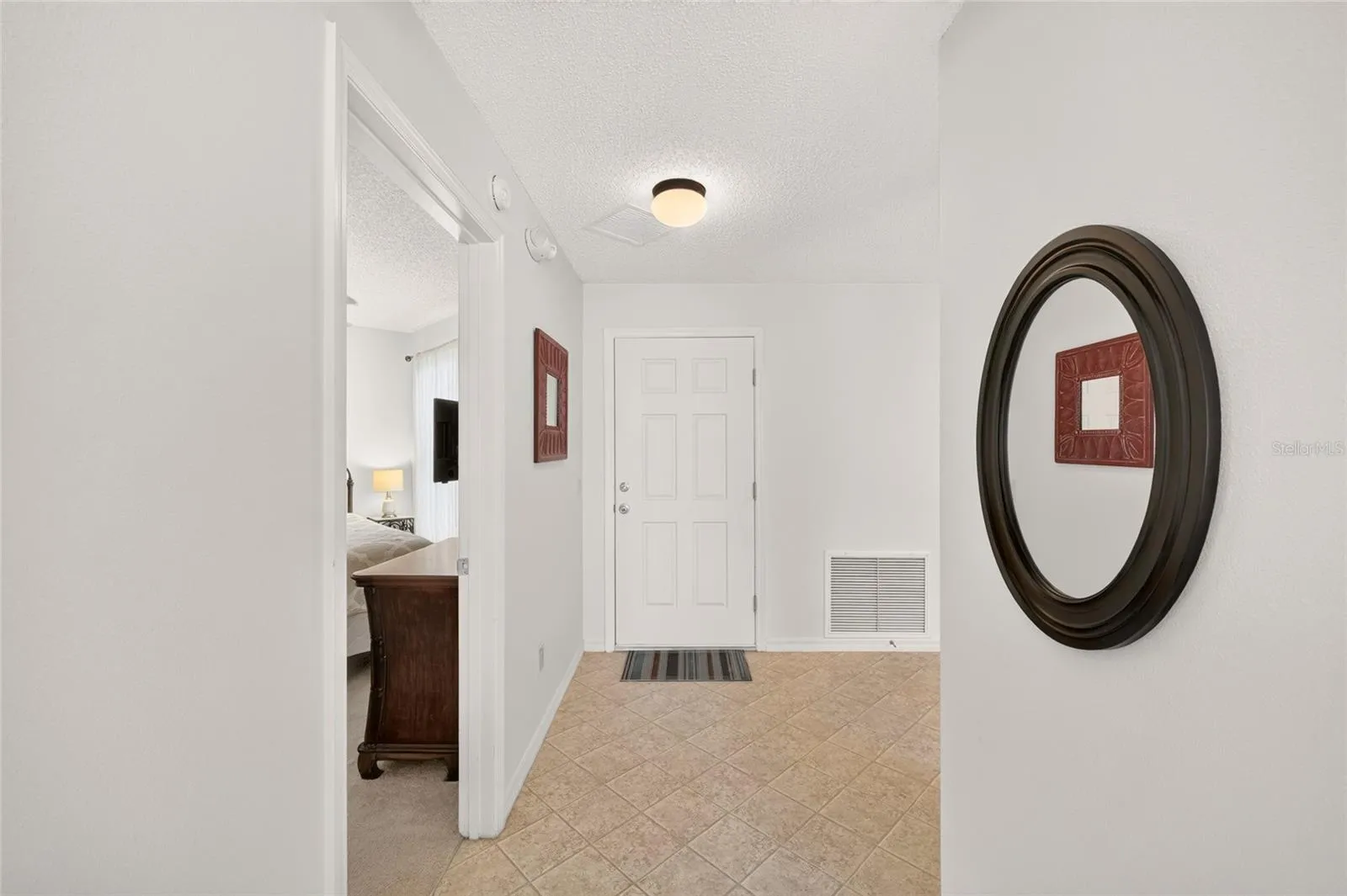 Looking back to front door