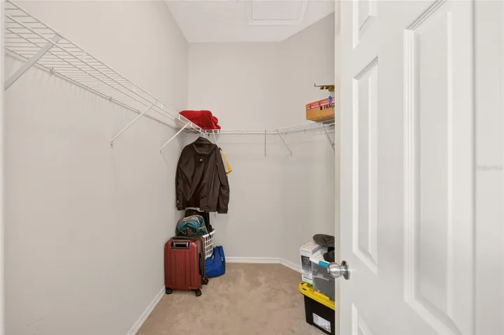 Primary closet