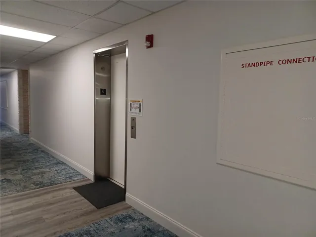 Elevator next to unit