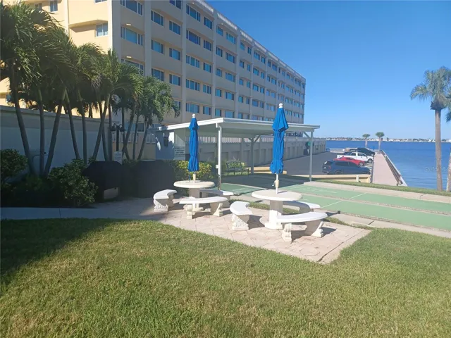 Outdoor table and grill