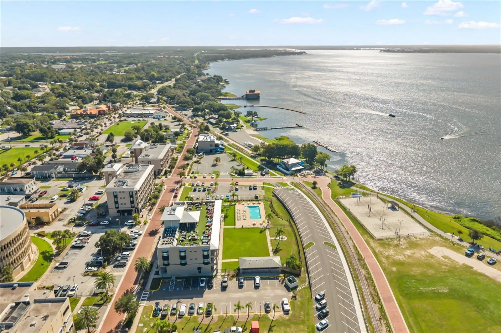 Downtown Tavares along Lake Dora