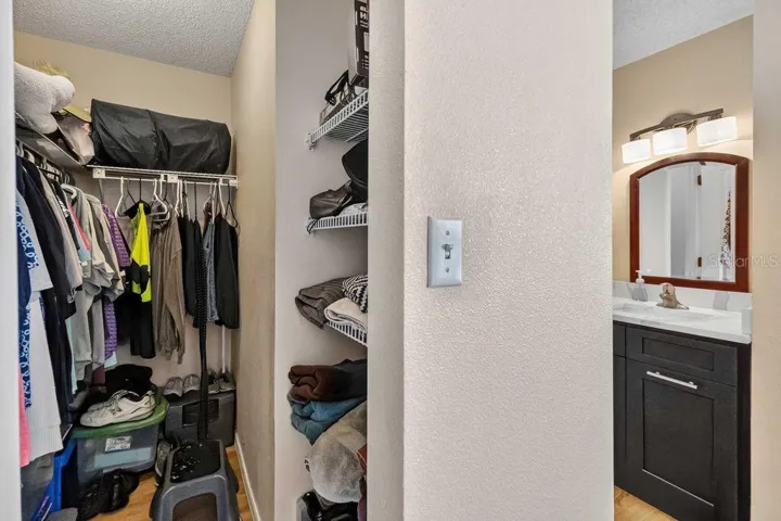 primary walk-in closet