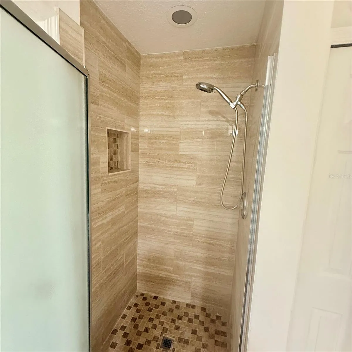 Tile shows main bathroom