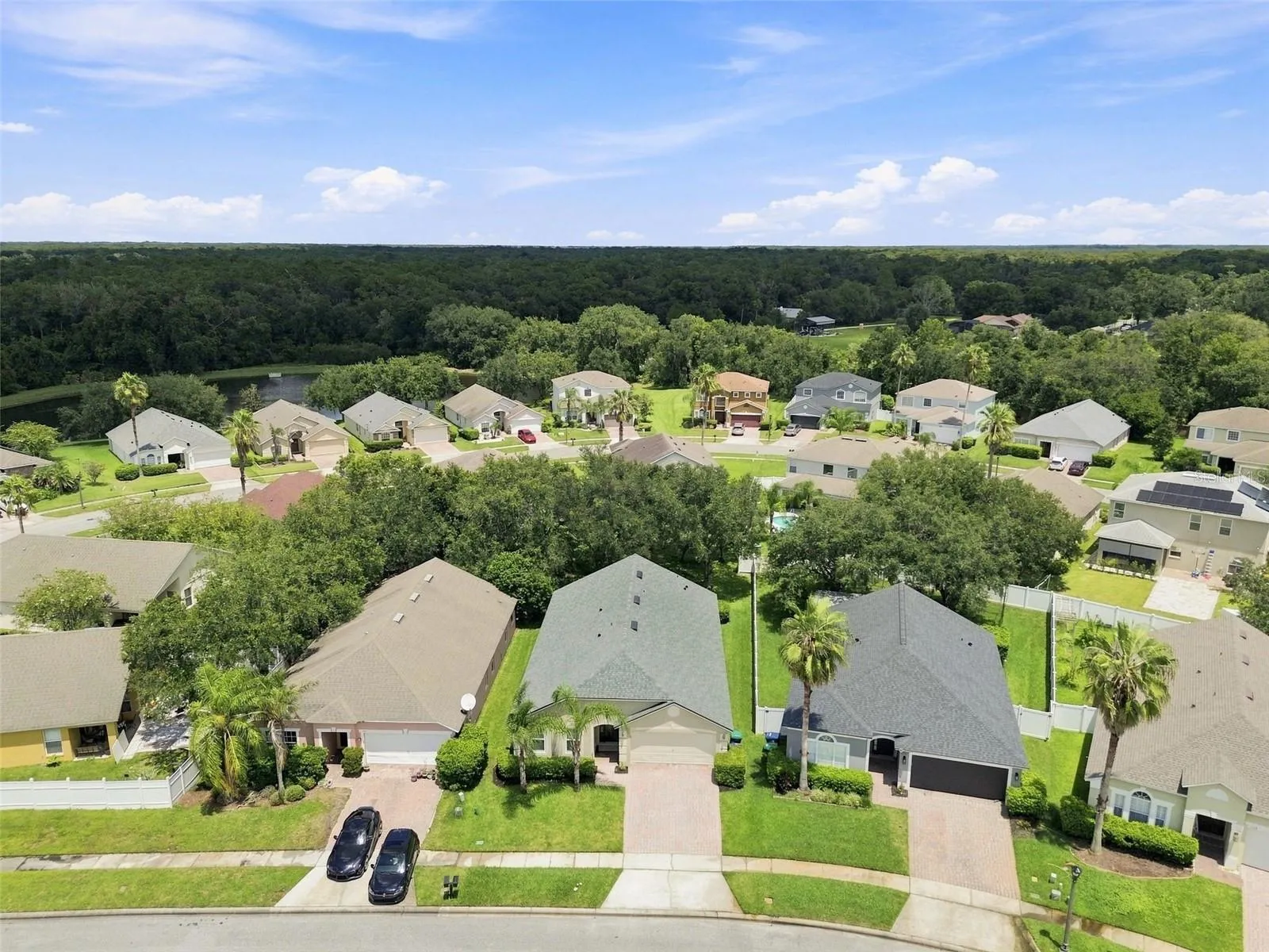 Ariel View of Home