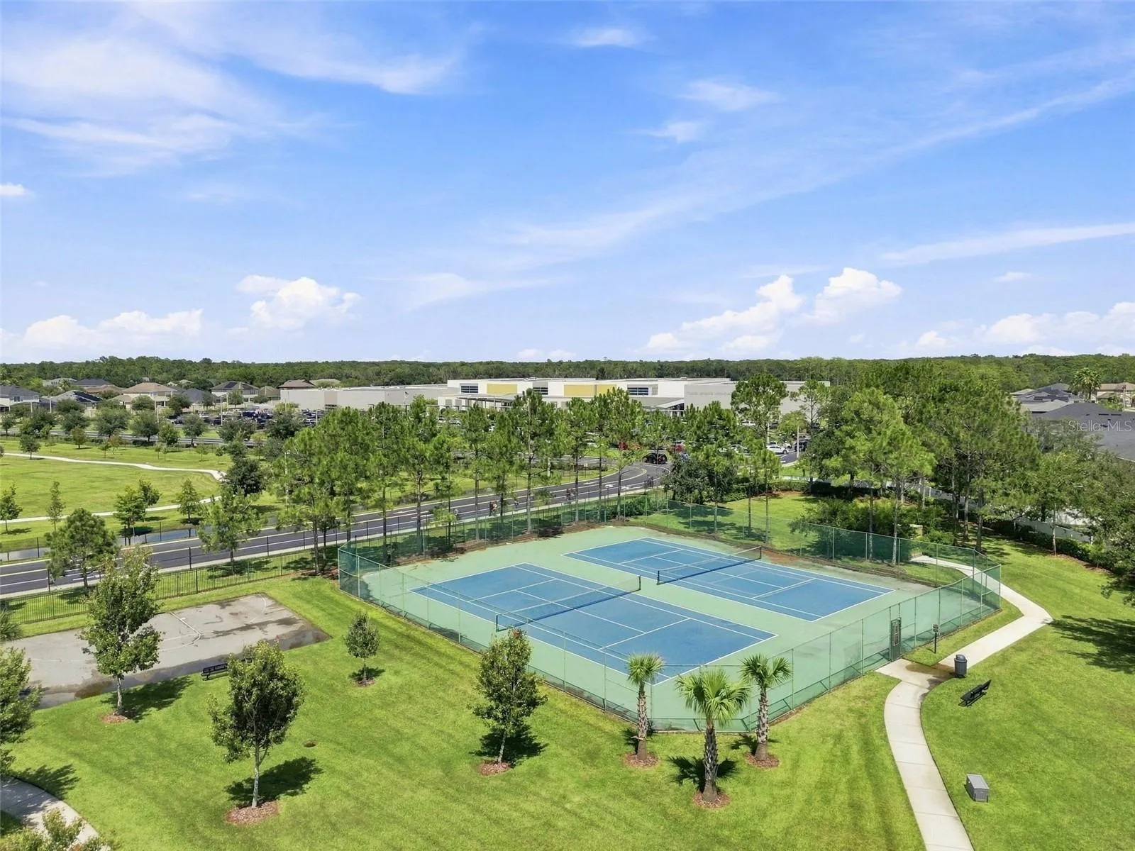 Community Basketball and Tennis Courts
