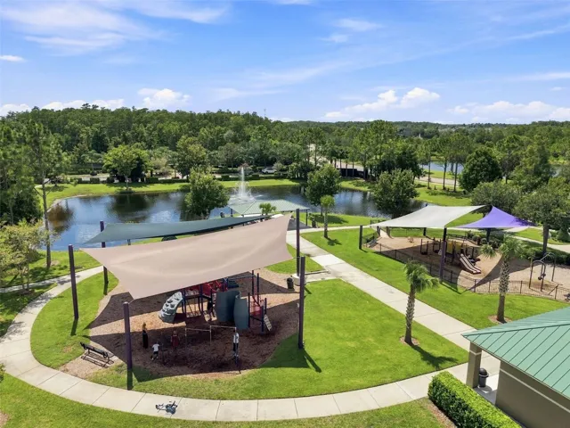 Community Playgrounds and Pond