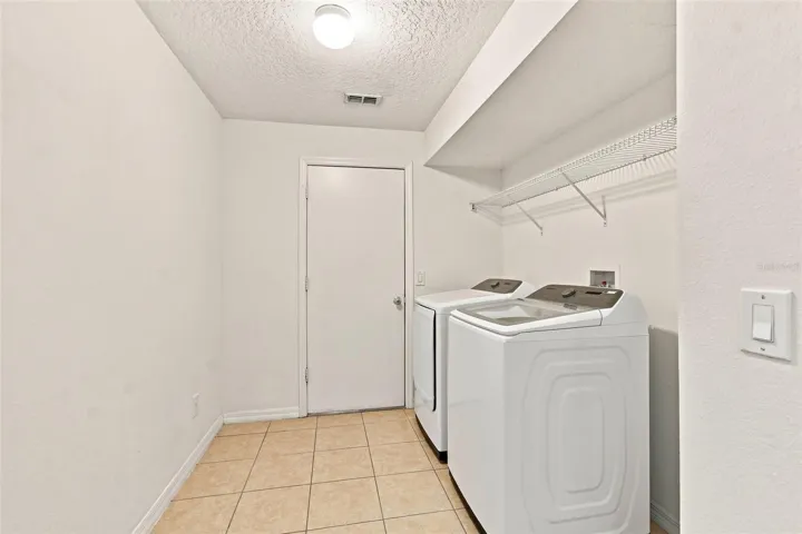 Interior Laundry Room with Washer and Dryer
