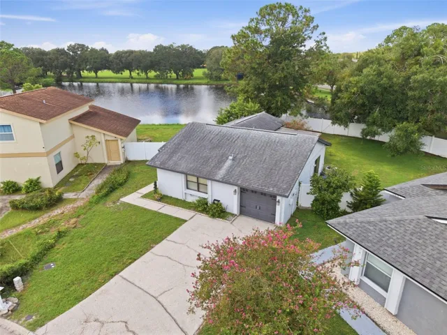 Aerial view of property