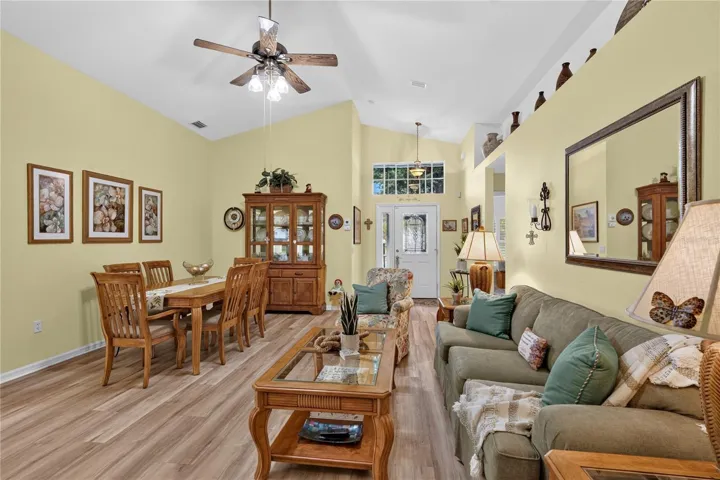 Open Concept Living and Dining Room