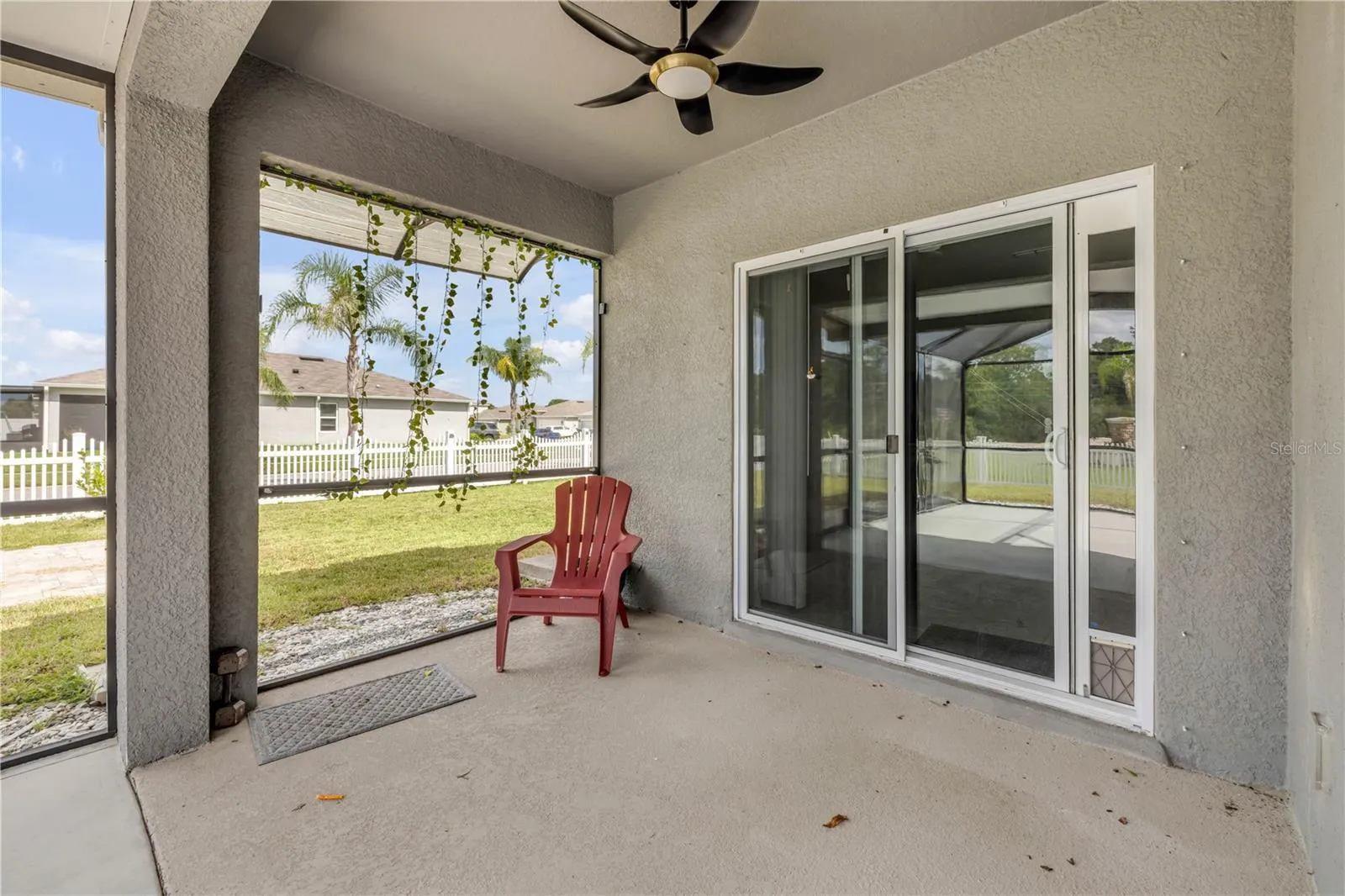 Back screened porch