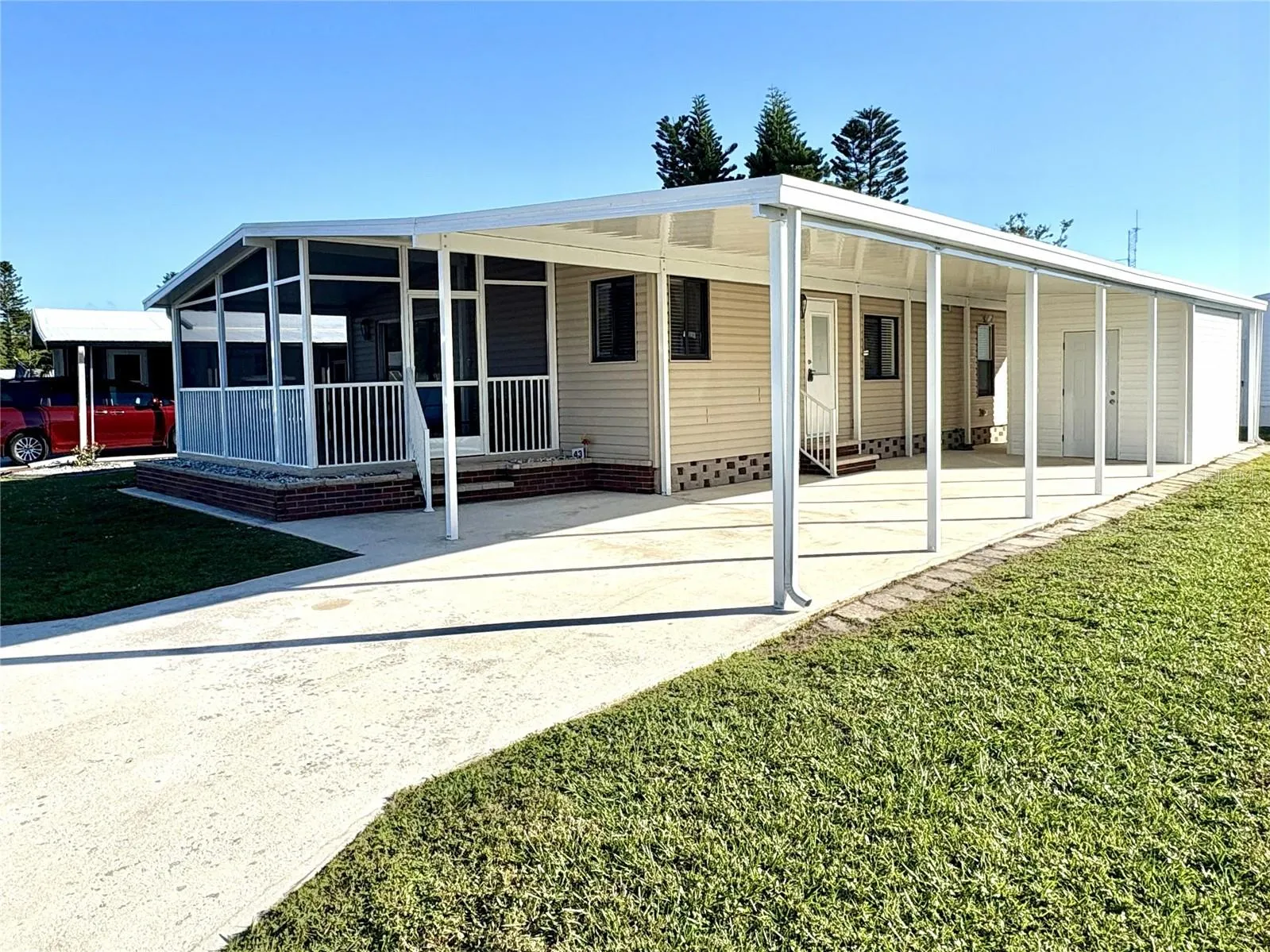 Front of house.