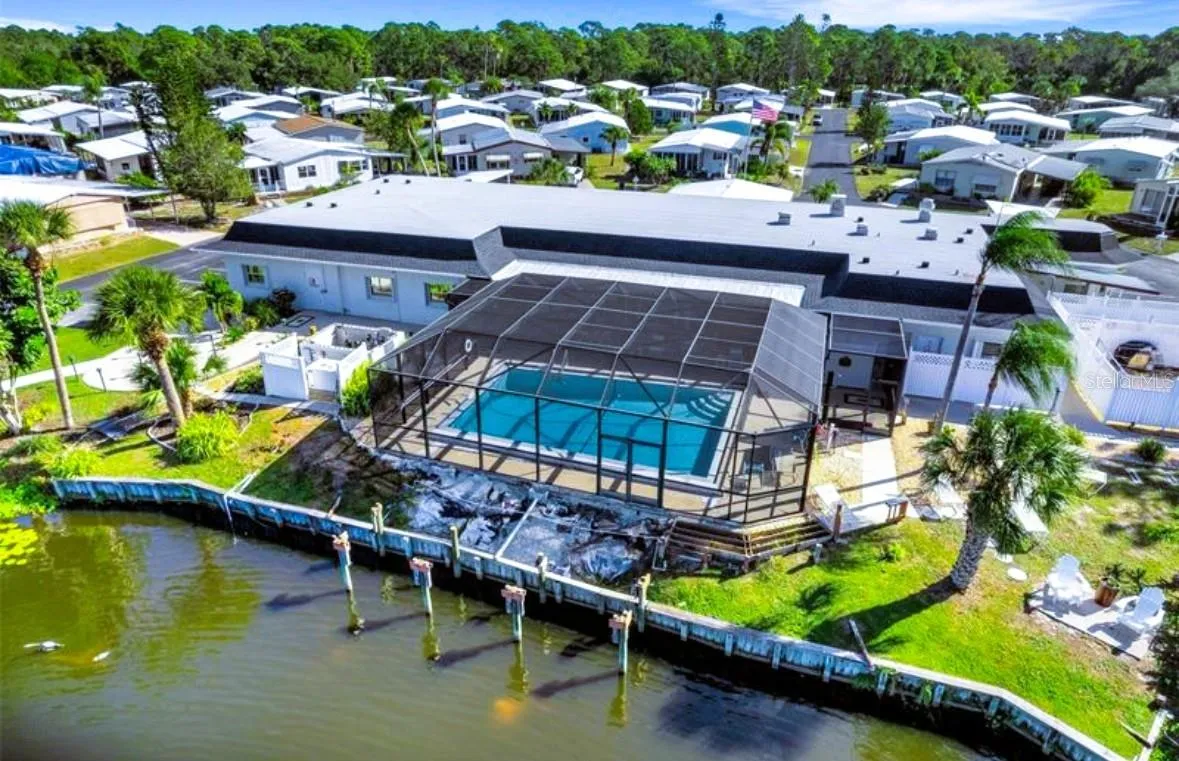 Club house and pool.