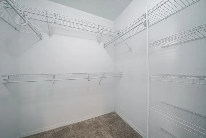 Primary closet