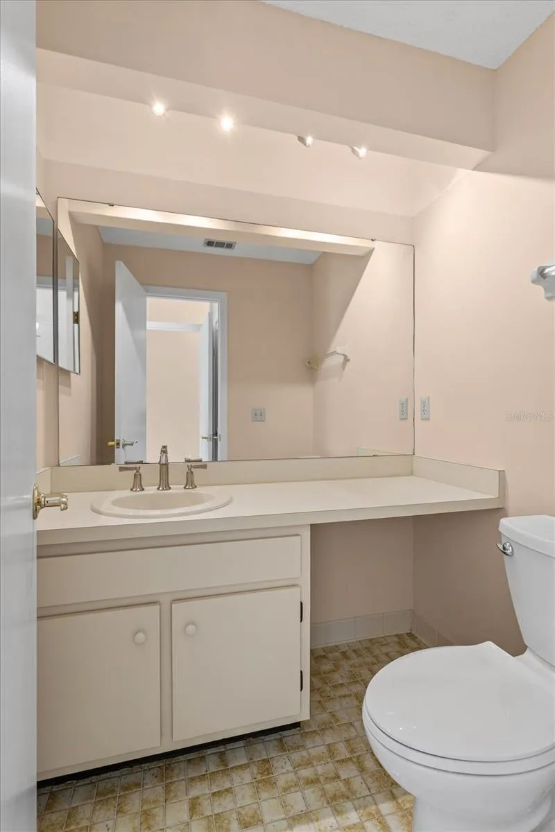 Half Bath in 3rd bedroom