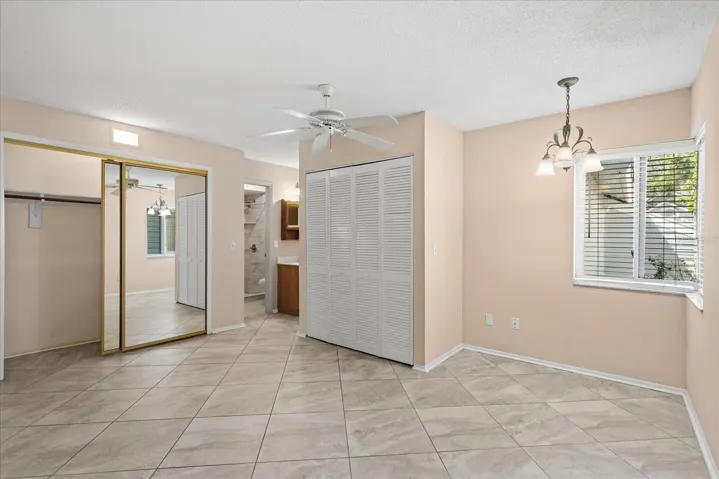 2nd Bedroom view of Washer/Dryer closet