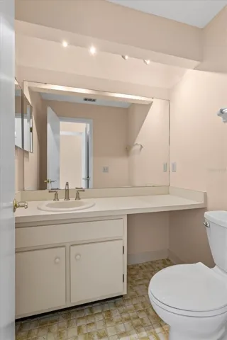 Half Bath in 3rd bedroom