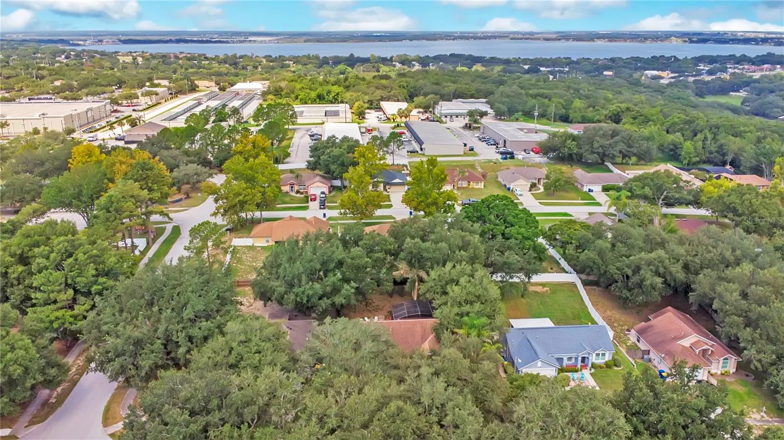 Aerial views toward Lake Minneola