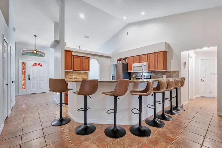 Bar Seating for up to 8 people