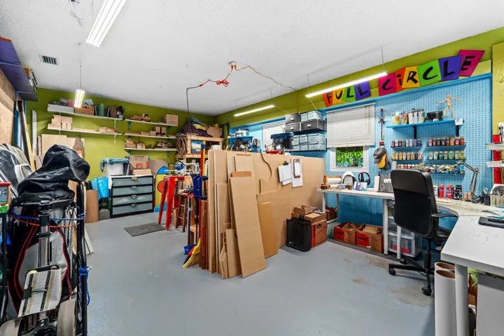 Flex Space can be Studio Rental, Man Cave, Gym, Workshop, etc.