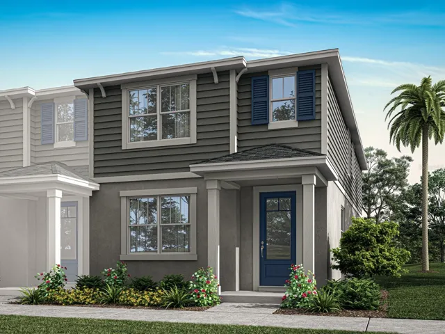 Meridian Parks - Catalina II Floorplan - Coastal Elevation - Architect's Rendering